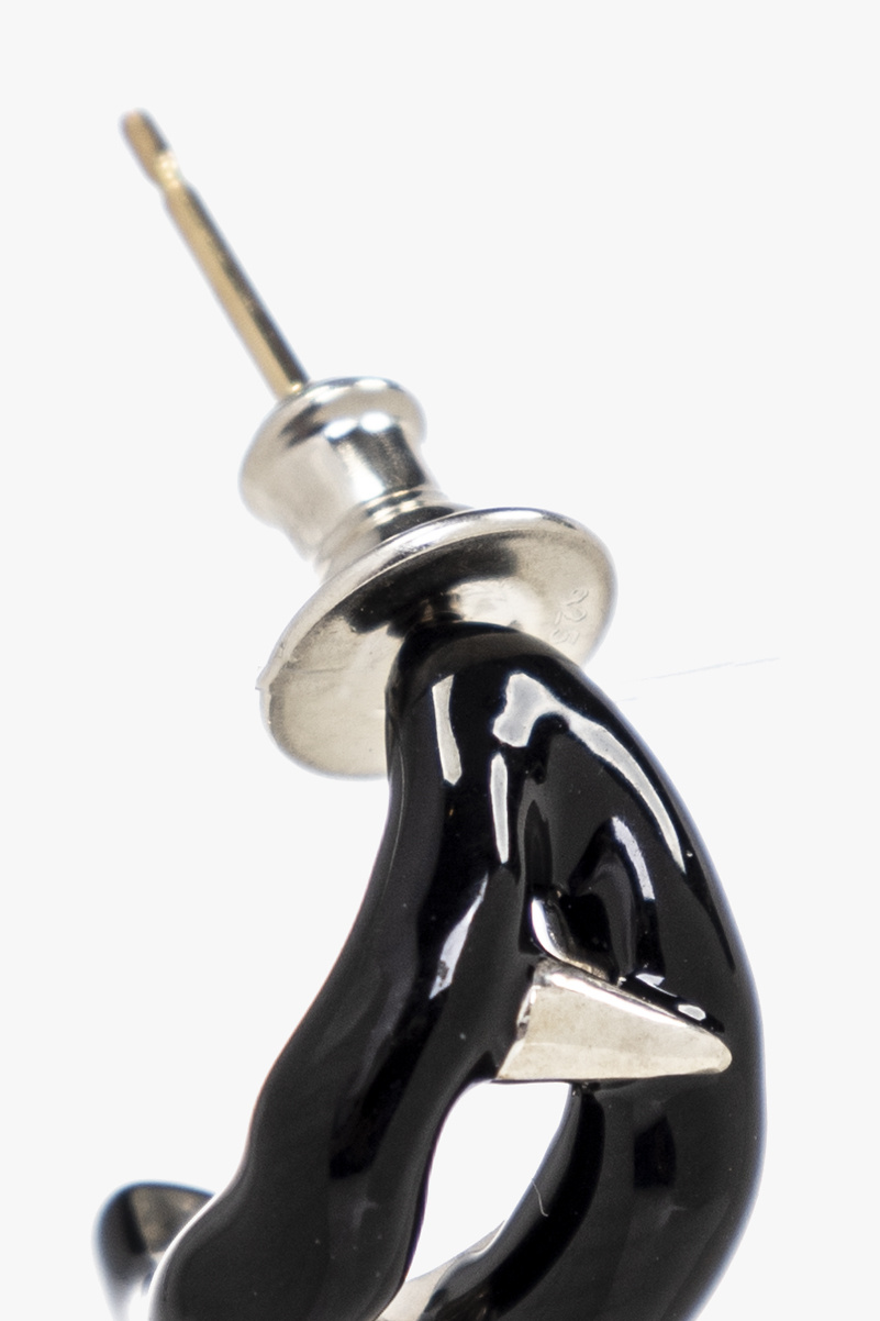 Yohji Yamamoto Silver mono earring | Men's Jewelery | Vitkac